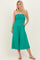 Kelly Green Double Layered Strapless Tube Top Jumpsuit