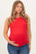 Ruby Ribbed High Neck Maternity Tank Top