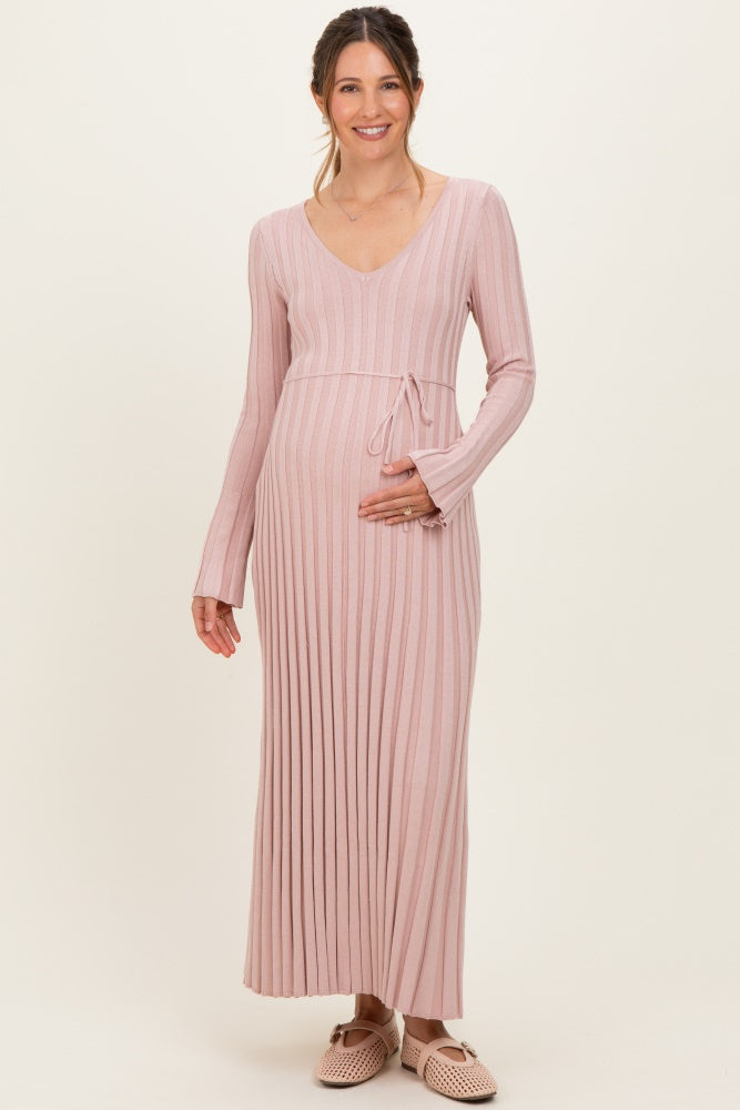mauve ribbed dress Plus Size Sleeveless Sweater Scoop Neck, Rare Catch Ribbed Midi Dress Set in Mauve, Size 1X,