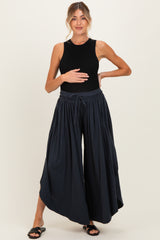 Ash Tulip Hem Super Wide Leg Maternity Pants