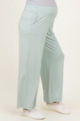 Mint Ankle Wide Leg Maternity Pants