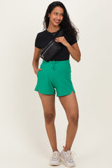 Green Active 5" Maternity Shorts