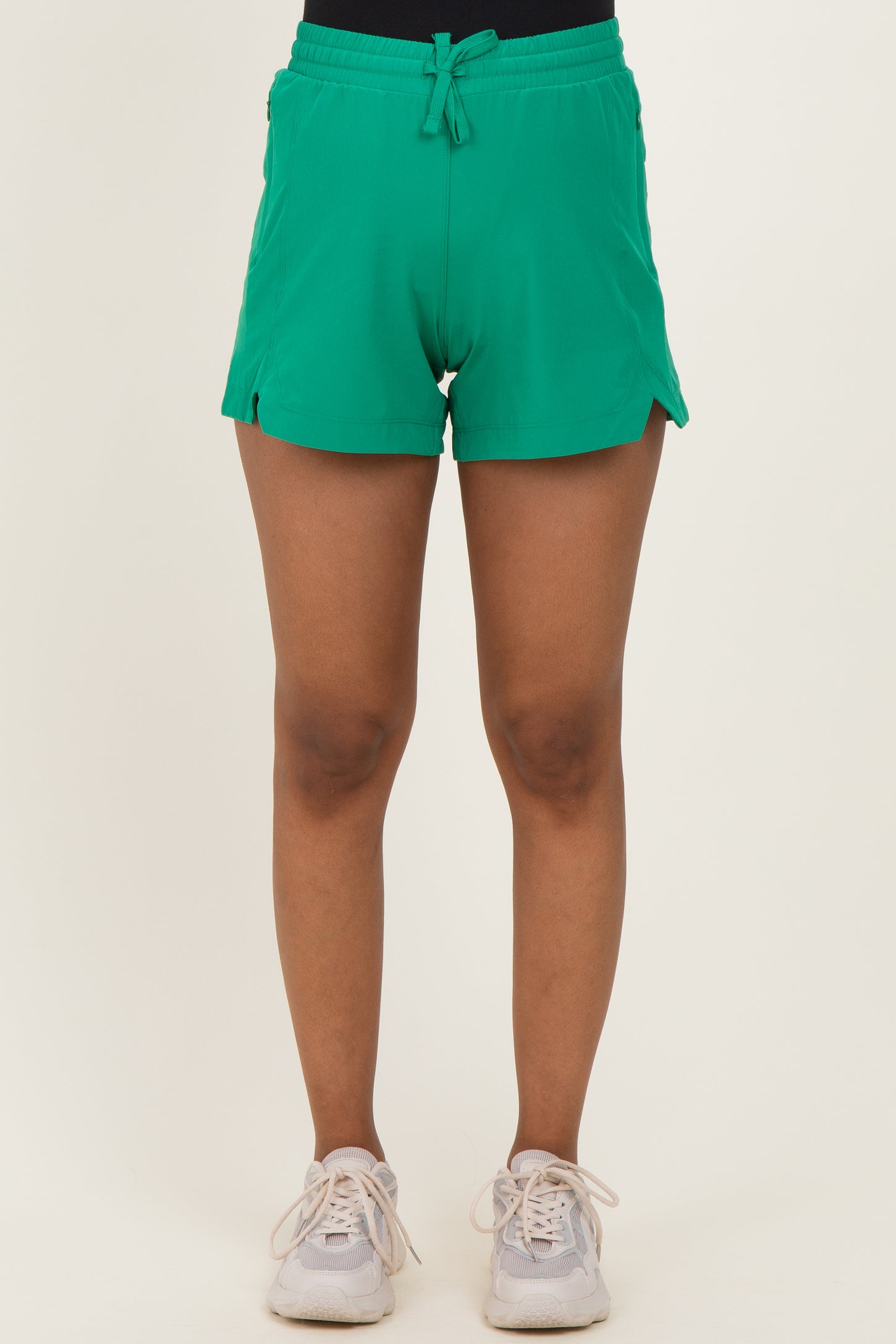 Green Active 5" Maternity Shorts