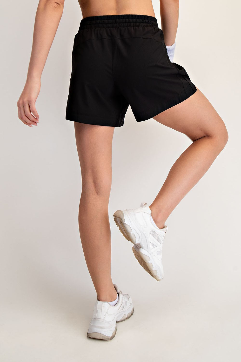 Black Active 5" Shorts