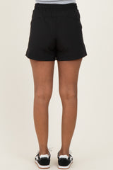 Black Active 5" Maternity Shorts