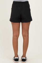 Black Active 5" Maternity Shorts