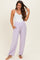 Lilac Crossover Waist Maternity Pants