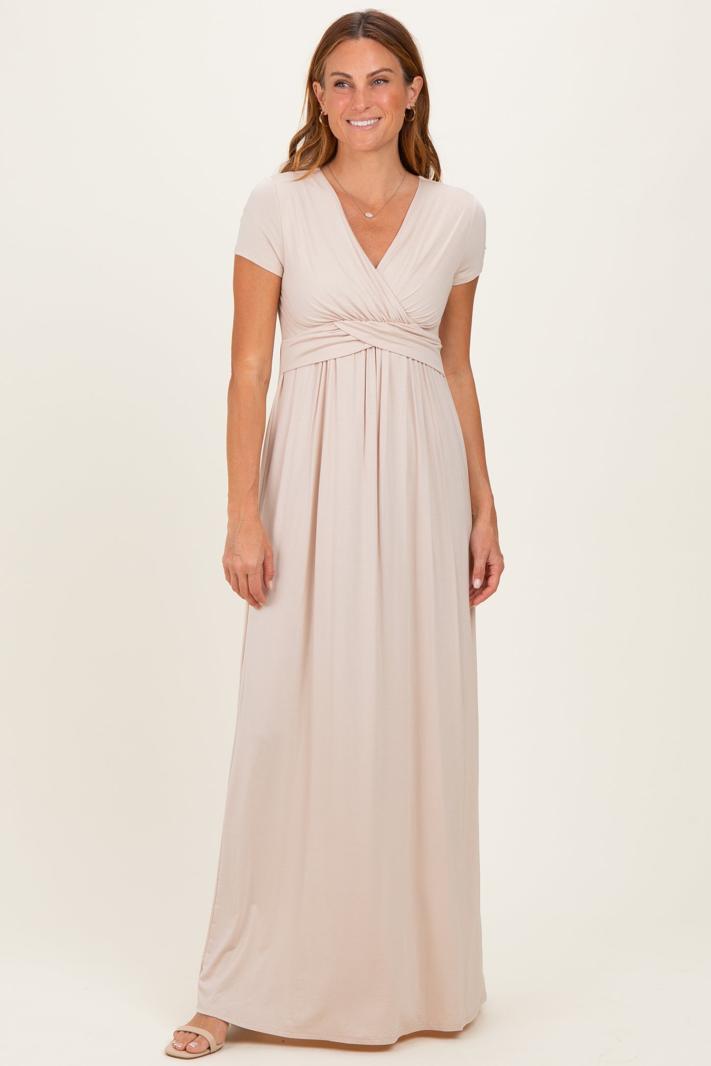PinkBlush Coco Draped Maternity/Nursing Maxi Dress PinkBlush Coco Draped Maternity/Nursing Maxi Dress