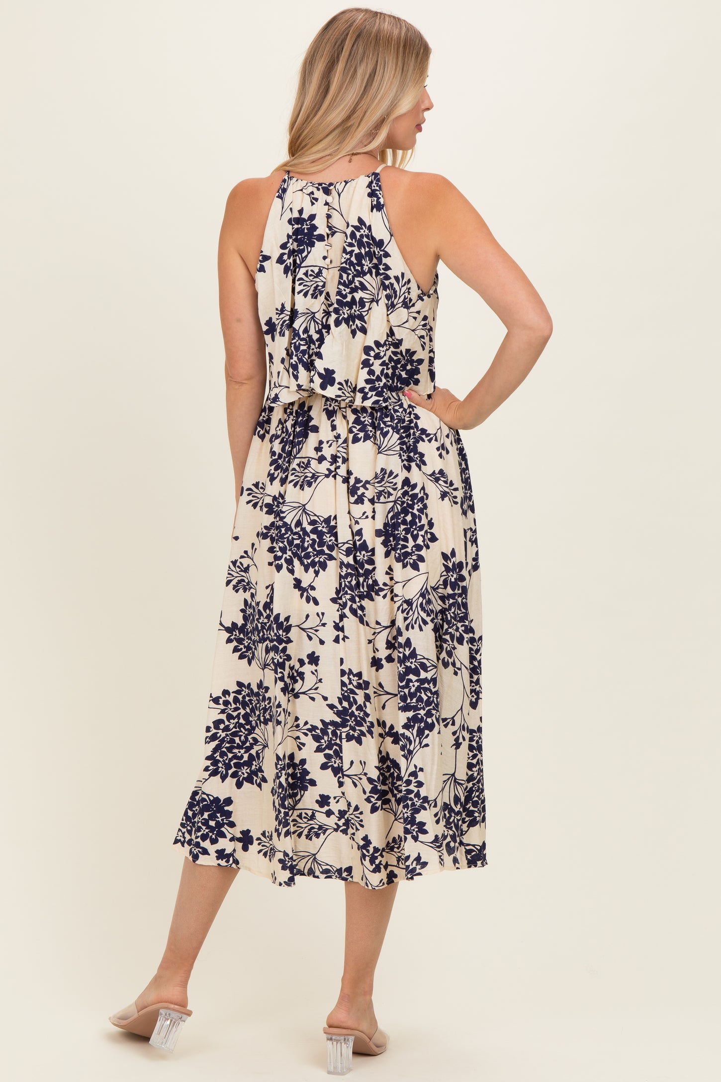 midi flounce dress Kenneth Cole