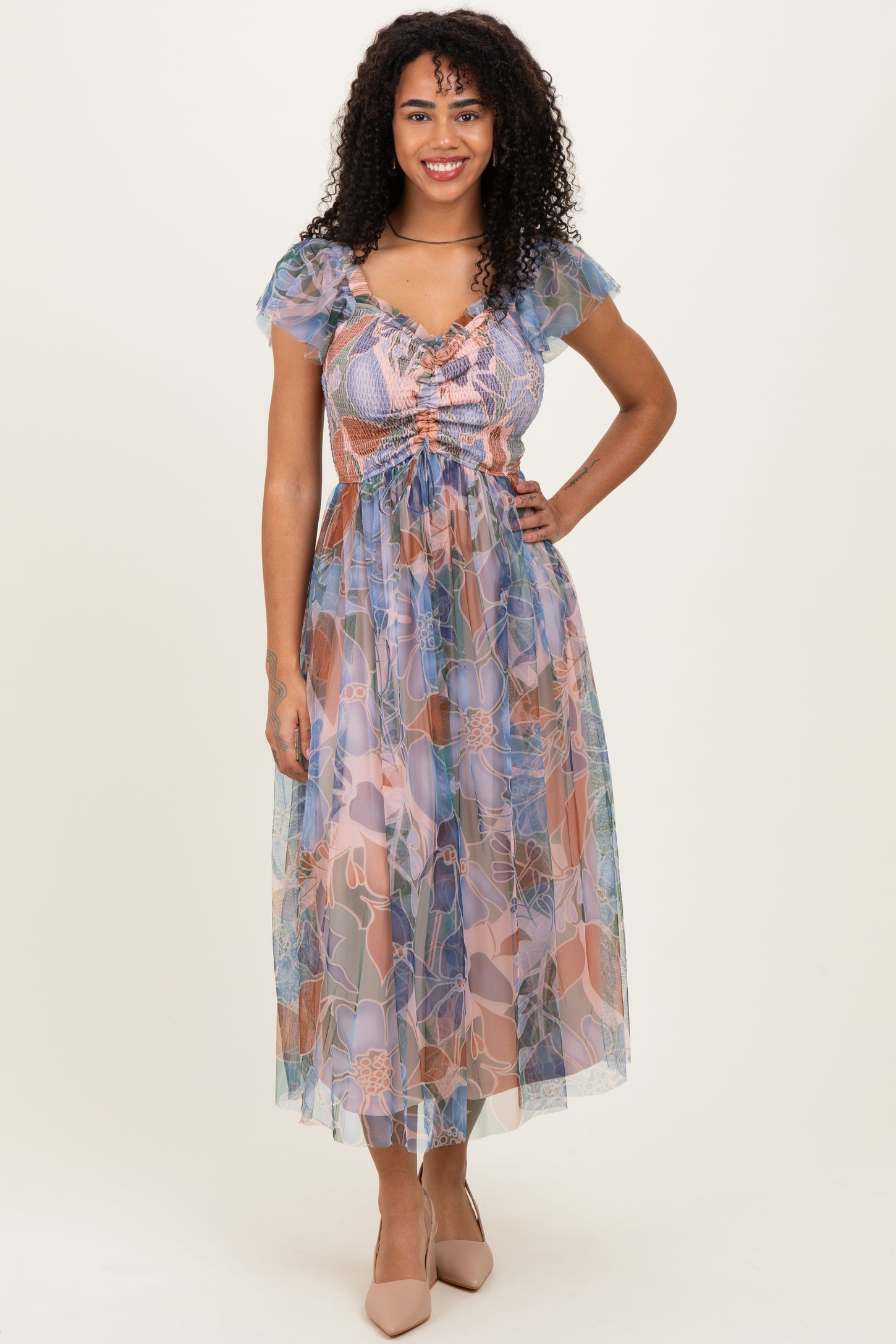 seam detail fit & flare dress-multi colourblock reviews Ava Presley Color Block Tight Prom Dress 40085