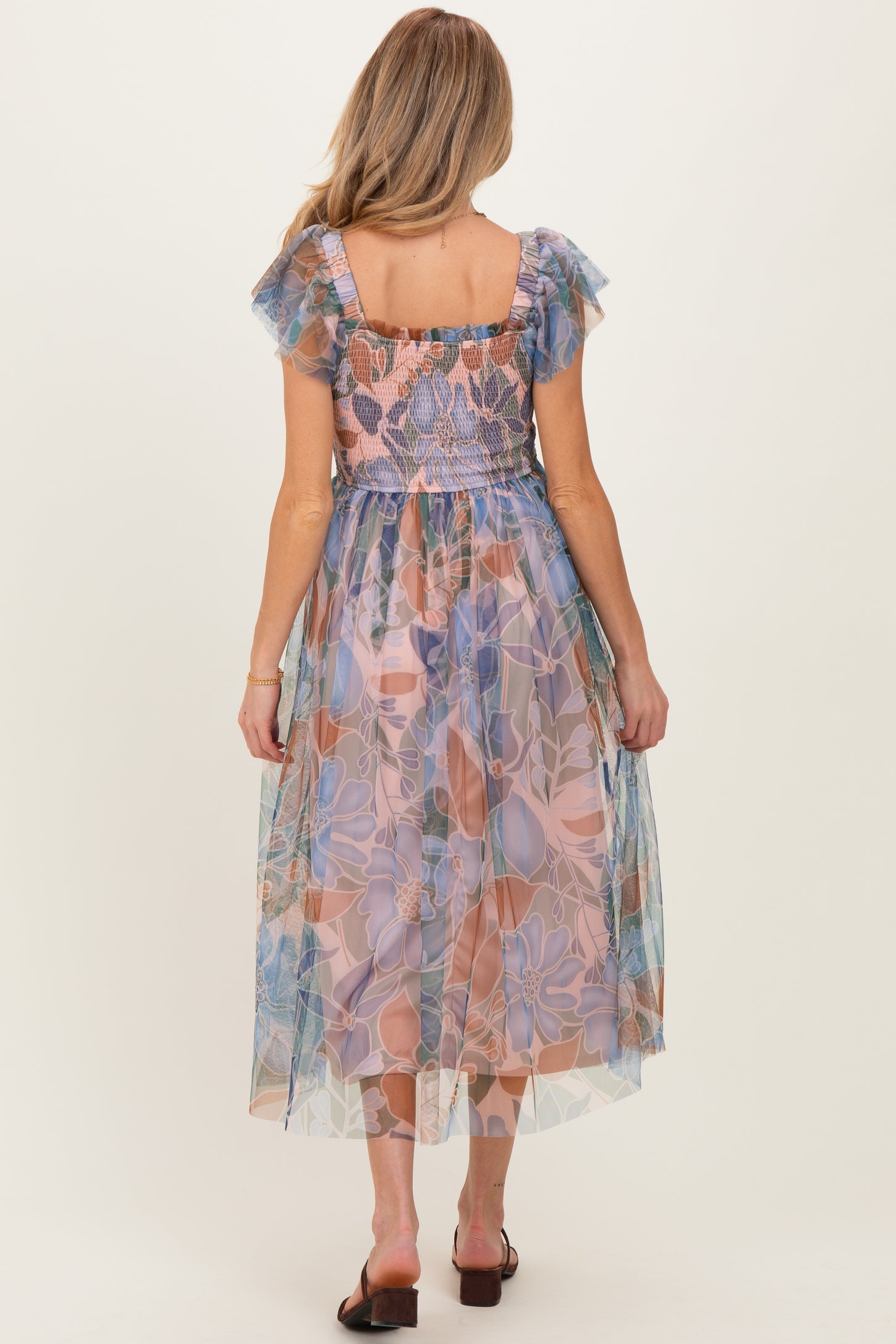 multicolor mesh dress Joanne Mesh Dress (Multi) Medium
