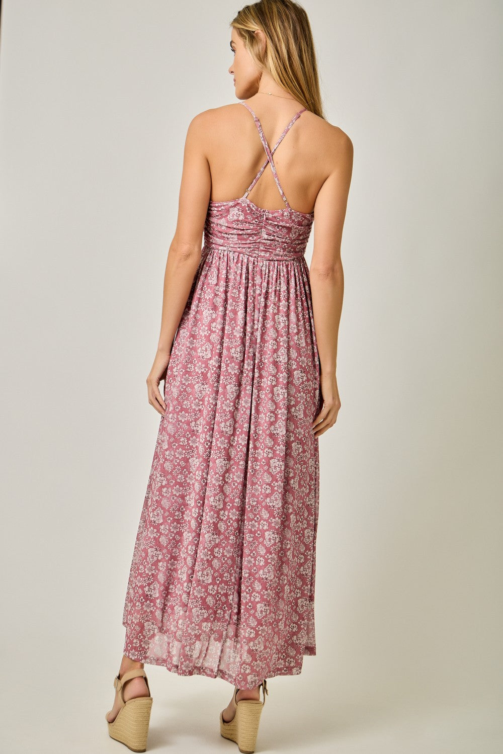 pink cross dress Pink Princess Pink Criss Cross Pleated Tulle Dress W/ Rhinestone Waist - Size: 12