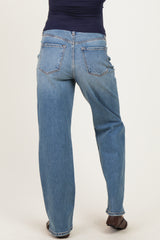Medium Maternity Dad Jean With Mini Slit