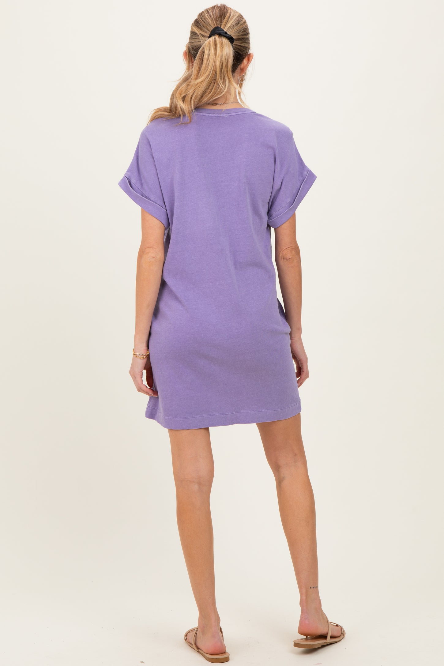 short purple maternity dress Oscar Purple Satin Maternity Gown for Photo Shoot and Baby Showers S