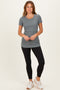 Olive Short Sleeve Nursing T-Shirt Top