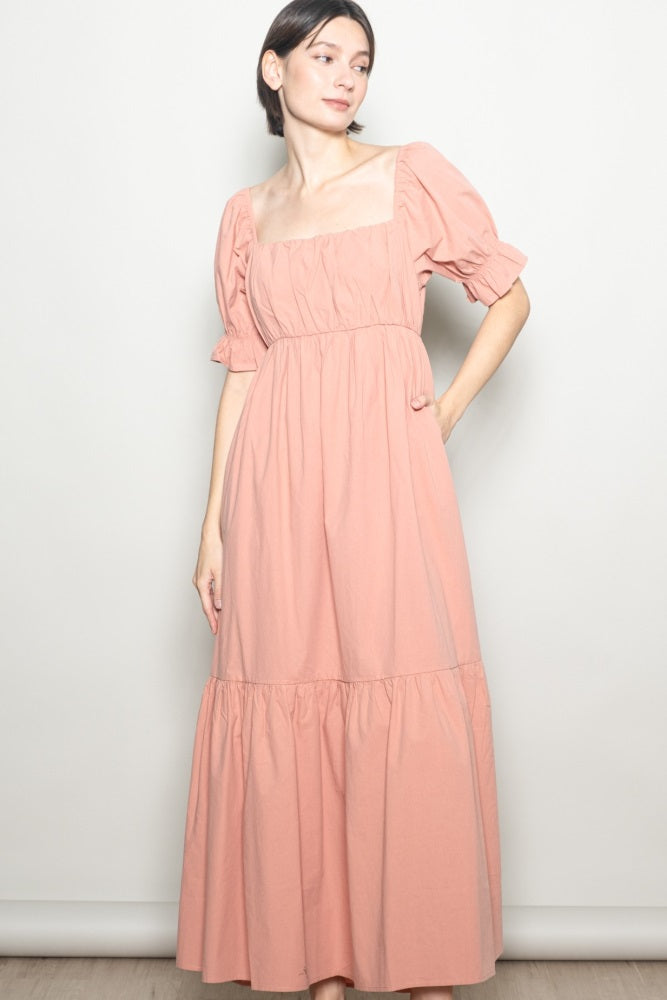 white christmas dresses Peyton Pink Tiered Dress Large main image 0
