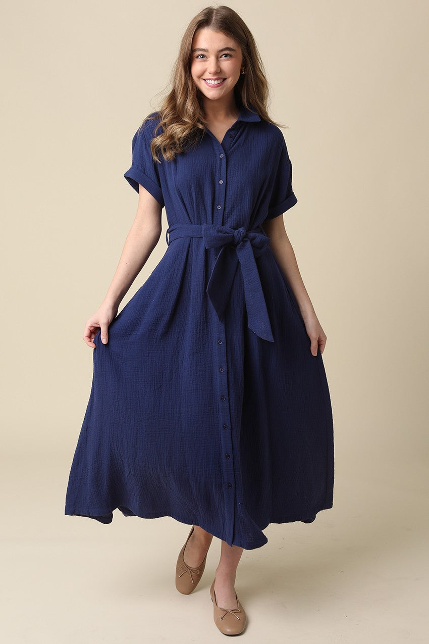 blue combination color dress Christian Dior Belted Shirtdress Blue Celestial Print Cotton Size US 6 –  Celebrity Owned main image 0