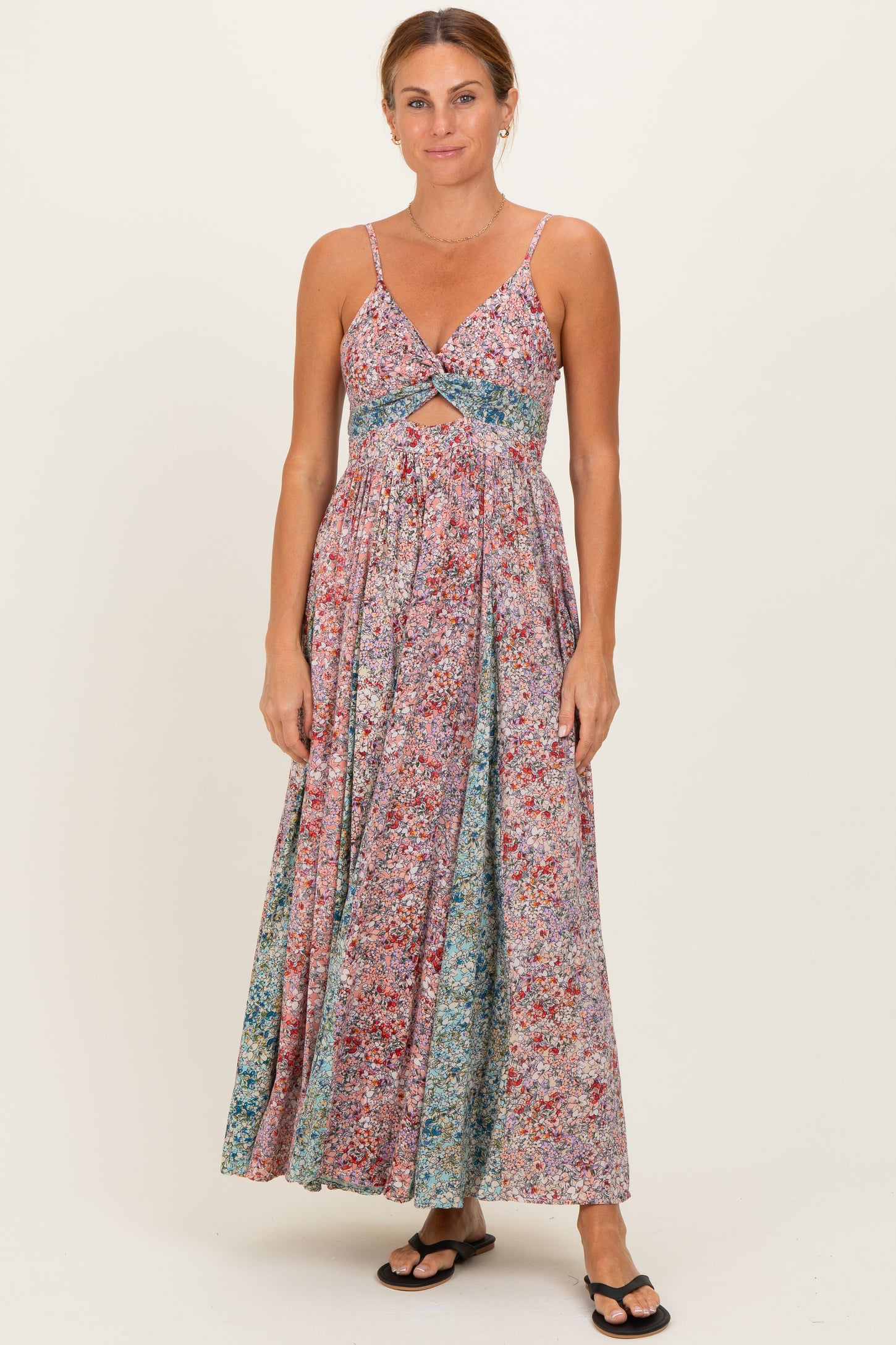 twist front cut out maxi dress Women's Twist front cut out maxi dress | Summer 2026 Collection | Free Shipping and Returns!