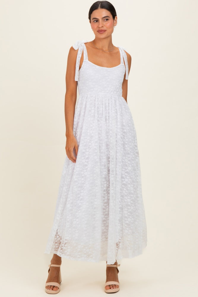 sleeveless lace maternity dress BATHGOWN Lace Sleeveless Maternity Dress V Neck White Flowy Bathrobe for Pregancy Photoshoot Nightgown of Wedding Bridal Party at Amazon Women's Clothing store