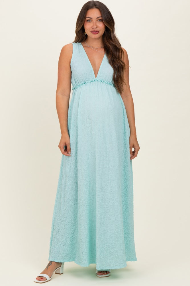princess polly baby blue dress Baby Shower Outfits Pregnancy & Maternity Dresses – Club L London main image 1