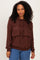Burgundy Double Layer Long Sleeve Nursing Hoodie