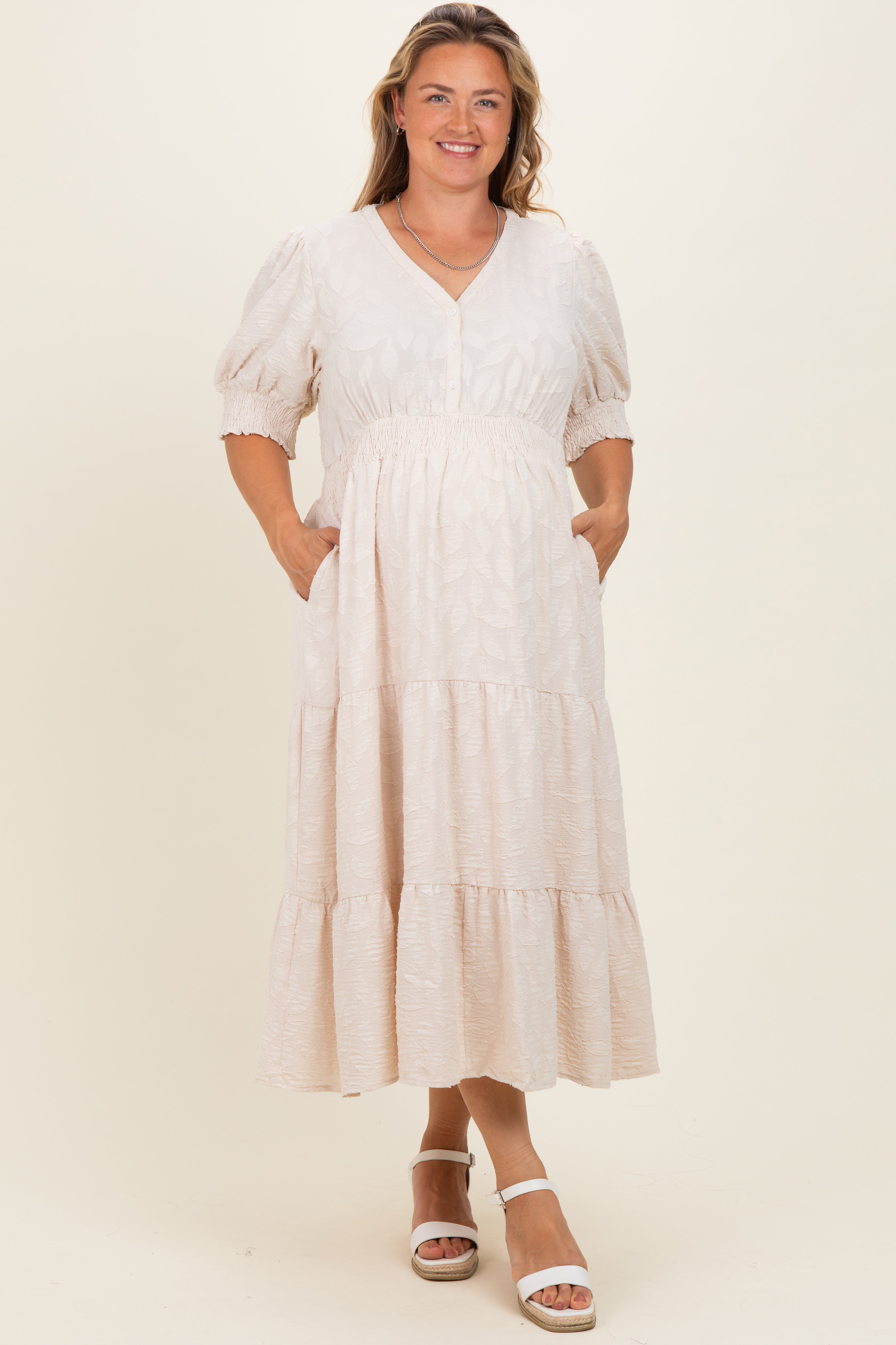 women's plus size maternity dresses PinkBlush Navy Lace Mesh Overlay Maxi Dress Made from lightweight Plus Size Maternity Dresses |