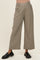 Olive Elastic Waistband Maternity Trousers