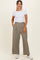 Olive Elastic Waistband Trousers