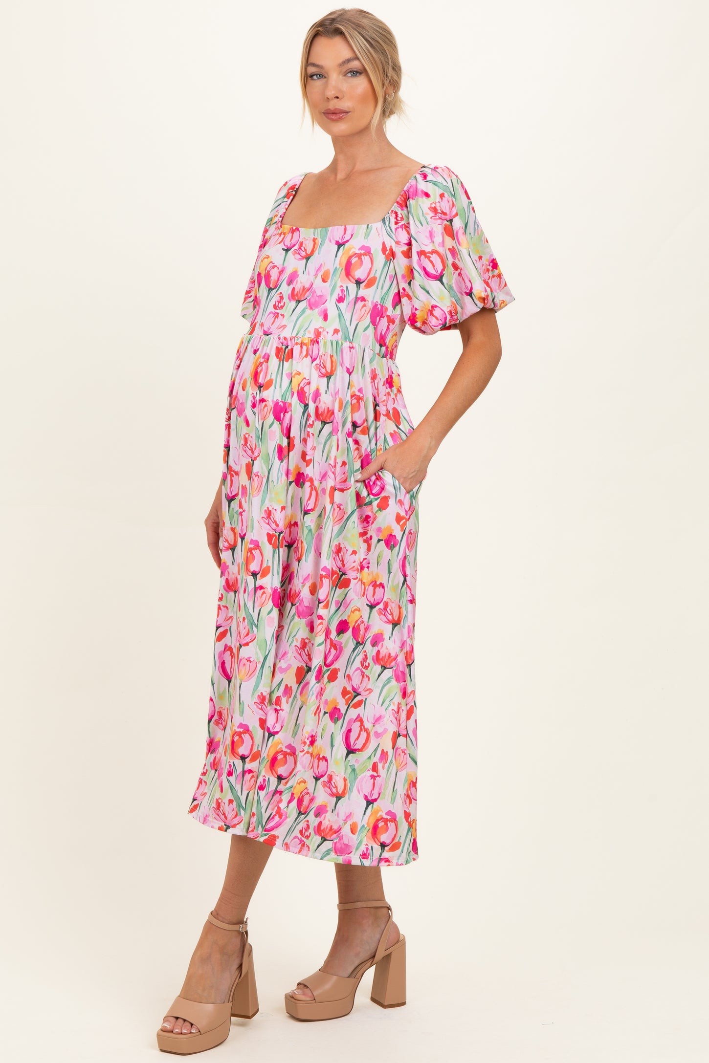 floral babydoll maxi dress Dresses: Babydoll Maxi Dress - Secret Garden