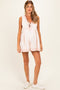 Light Pink Floral Pleated Detail Maternity Romper