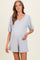 Heather Grey Scoop Neck Maternity Romper