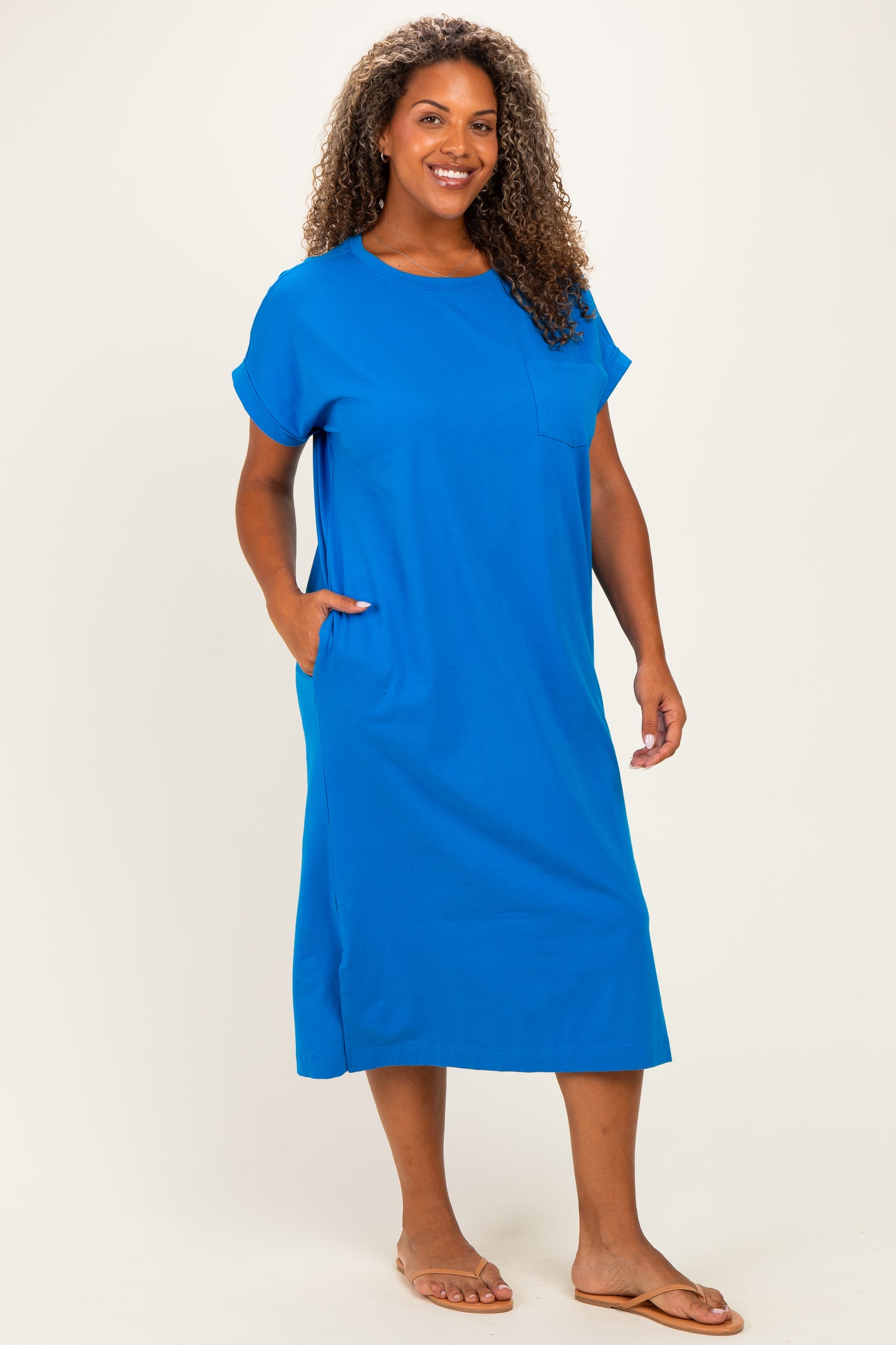 royal blue midi dress Roxie (Royal Blue), M line skirt Isabella Royal Blue Midi Dress