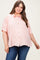 Coral Plus Woven Stripe Button DownMaternity Top