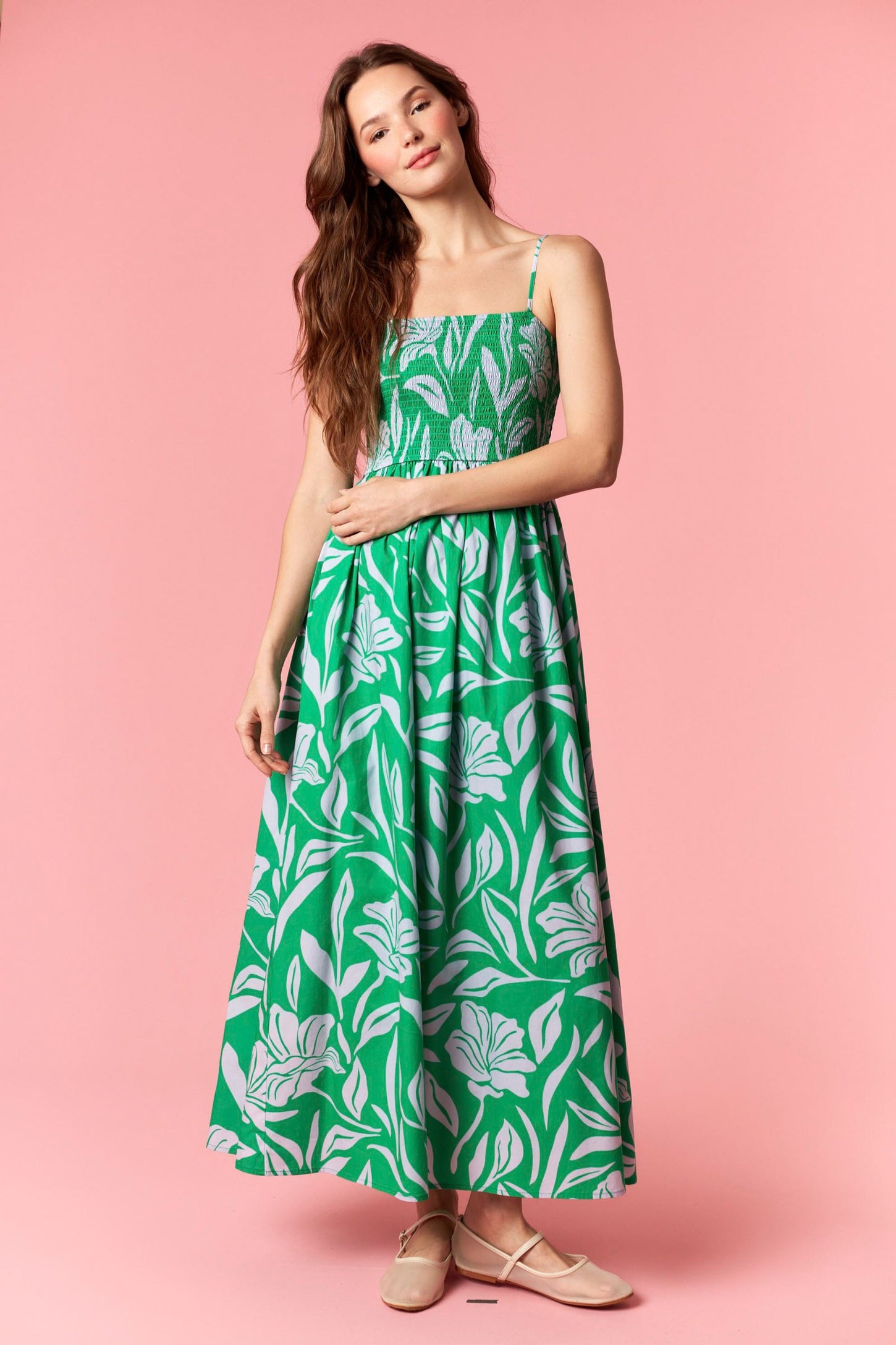 kelly green floral dress Always The One Kelly Green Floral Shift Dress, Small - The Mint Julep Boutique