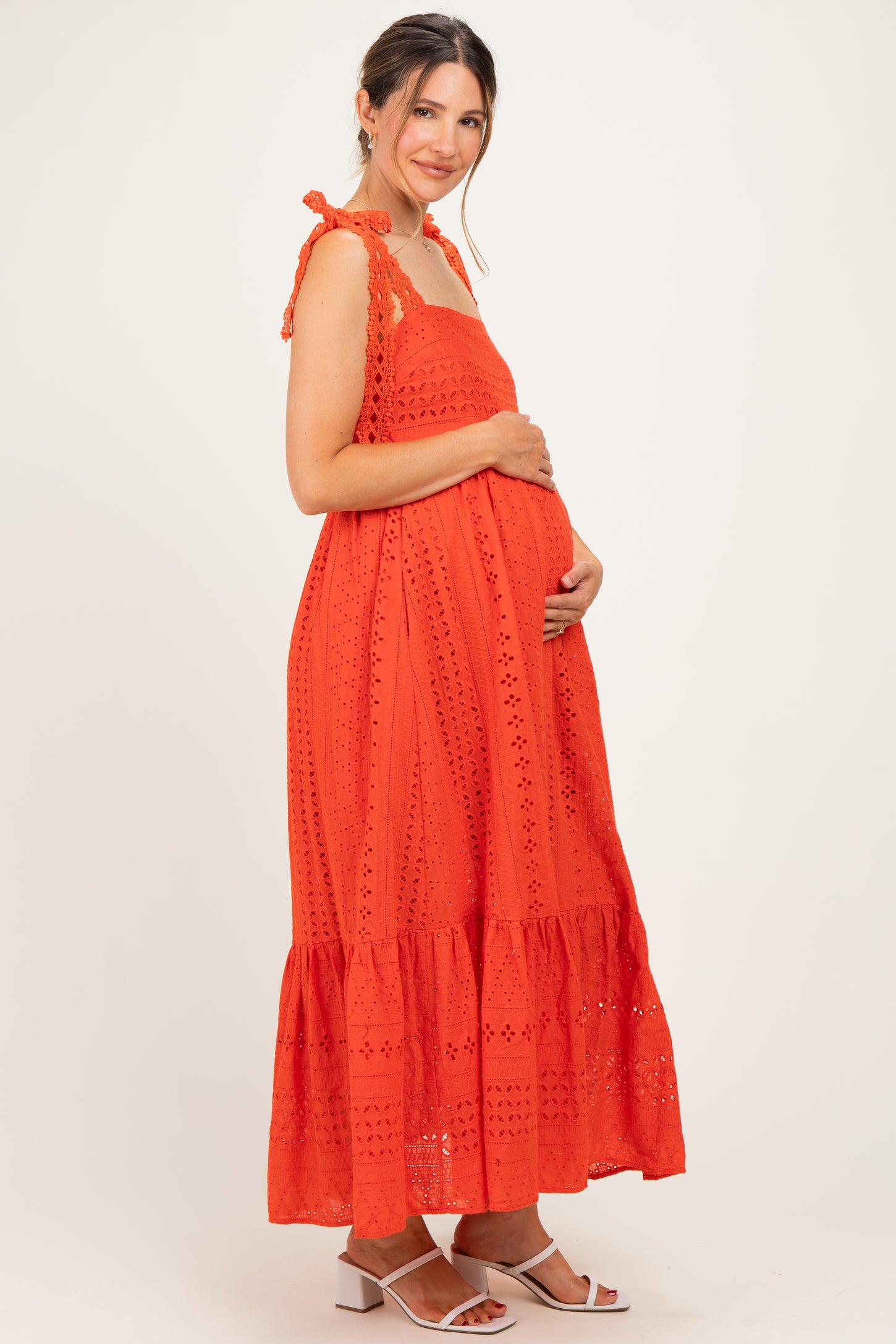 laser cut maxi dress Laser-Cut Metallic Jacquard and Organza Long Dress John Paul Ataker