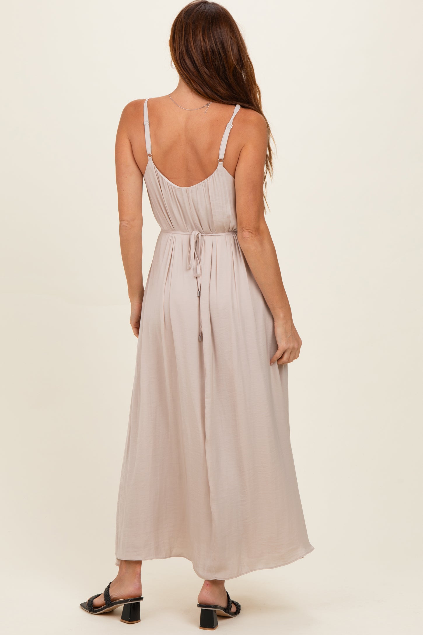 Papyrus Sleeveless Flower Belt Dress