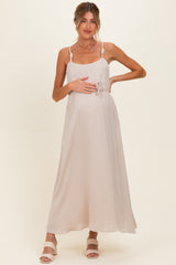Papyrus Sleeveless Flower Belt Maxi Dress