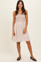 Papyrus Knot Detail Smocked Mini Dress