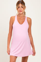Sugar Pink Maternity Active Racerback Skortsie