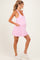 Sugar Pink Maternity Active Racerback Skortsie