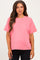 Pink Maternity Crew Neck T-Shirt