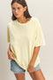 Yellow Crew Neck T-Shirt