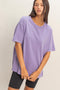 Purple Crew Neck T-Shirt