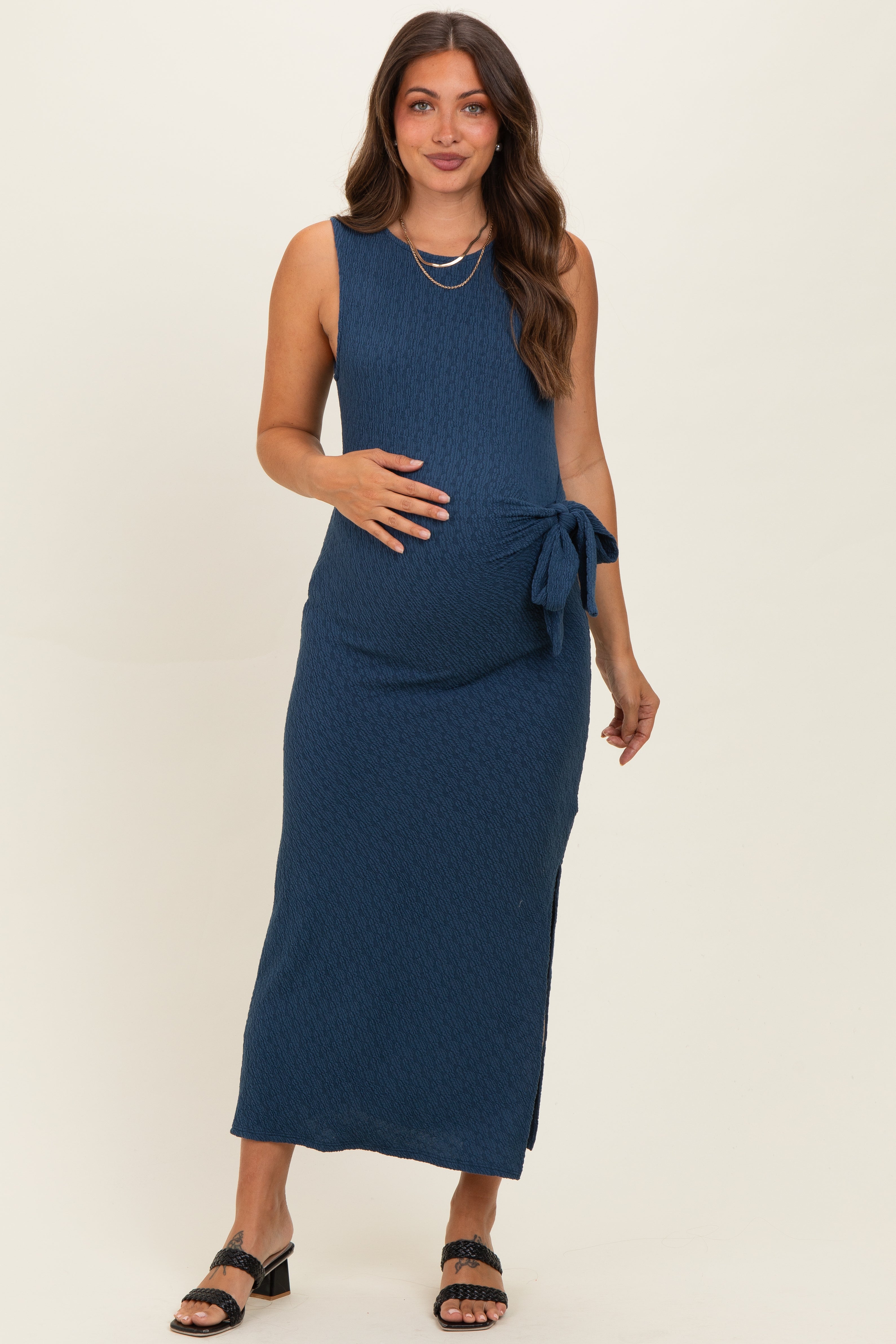 sachin and babi light blue dress Maternity Clothes at M&S