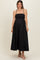 Black Midi Maternity Dress