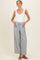 Seafoam Washed Striped Maternity Pants