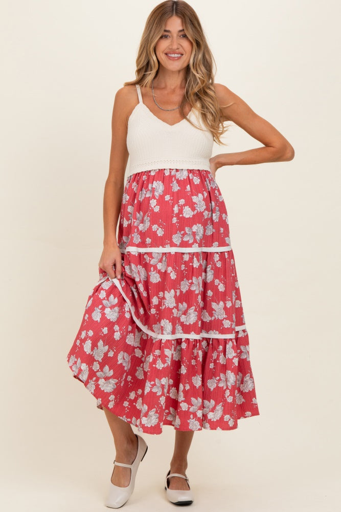 fitted top flowy skirt dress Wild Nights Maxi Dress