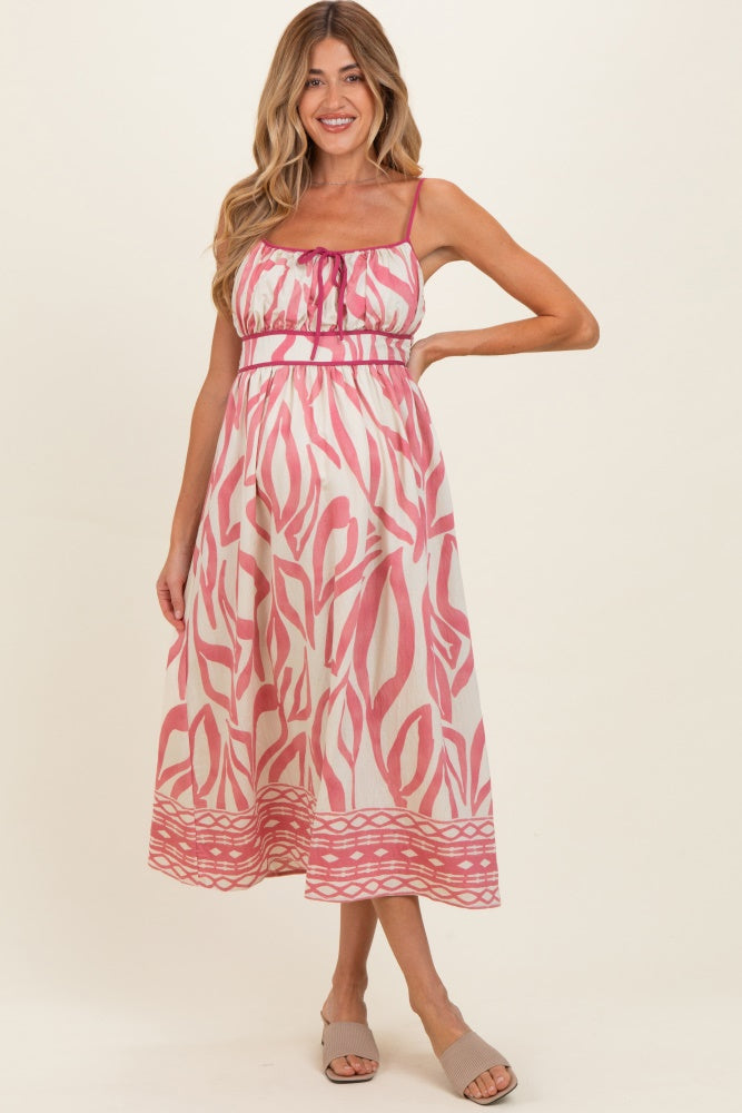 midi dress for pregnancy Long Sleeve Button Front Midi Dress