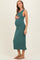 Hunter Ribbed Maternity Midi Tank Dress