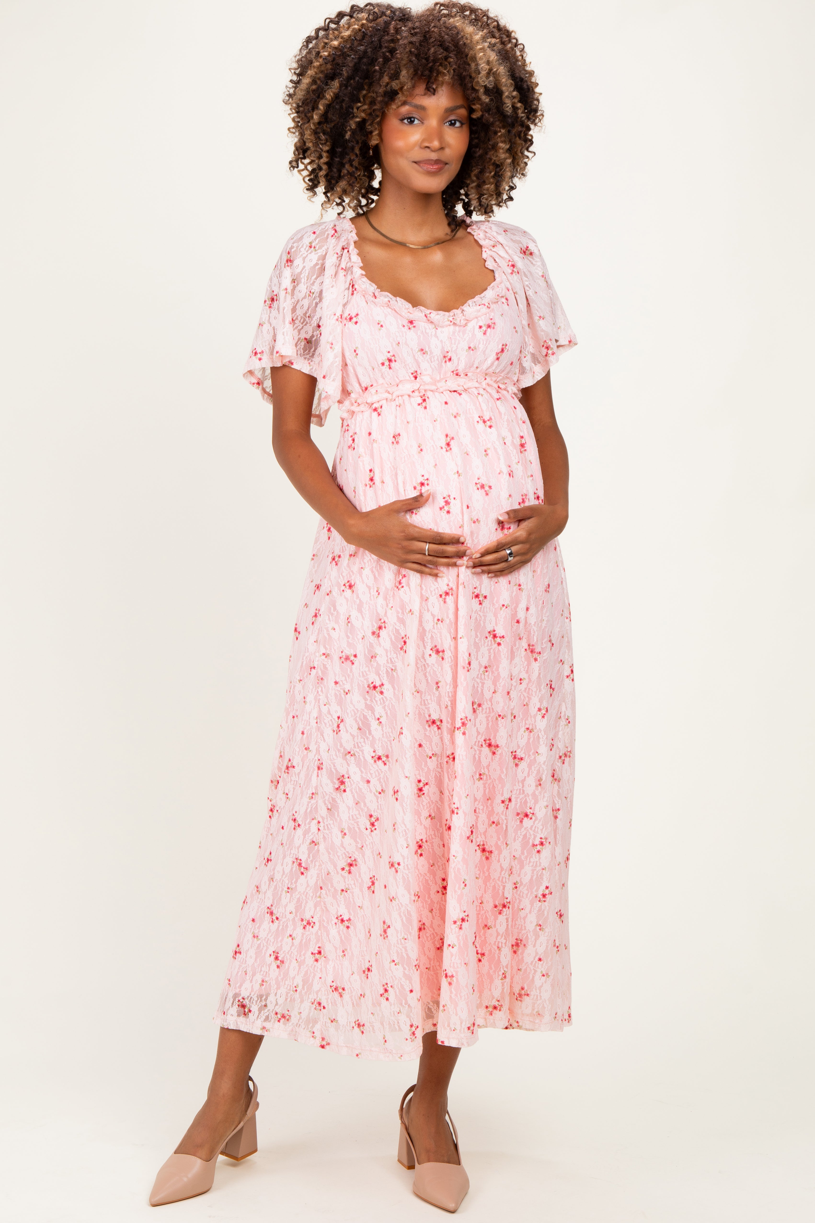 fall baby shower dress | Dallas fashion 55% Viscose 45%Polyester Style No Angel Maternity Roxy Lace Baby